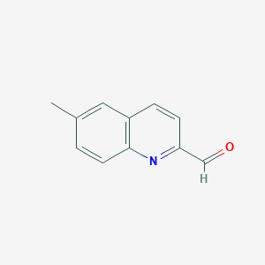 molecular formula C11H9NO B3023024 6-Methylquinoline-2-carbaldehyde CAS No. 38462-78-1