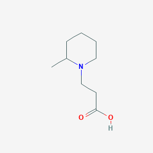 molecular formula C9H17NO2 B3023025 3-(2-Methylpiperidin-1-yl)propanoic acid CAS No. 773108-59-1