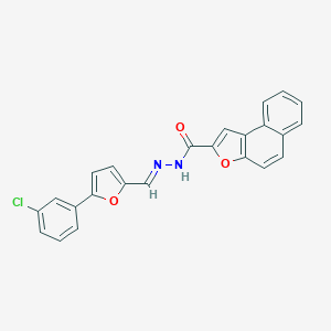 N'-{[5-(3-chlorophenyl)-2-furyl]methylene}naphtho[2,1-b]furan-2-carbohydrazide