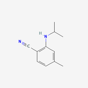 molecular formula C11H14N2 B3023032 2-Isopropylamino-4-methylbenzonitrile CAS No. 28195-00-8