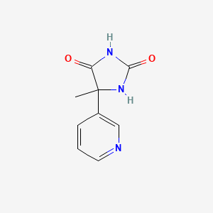 5-Methyl-5-(pyridin-3-yl)imidazolidine-2,4-dione