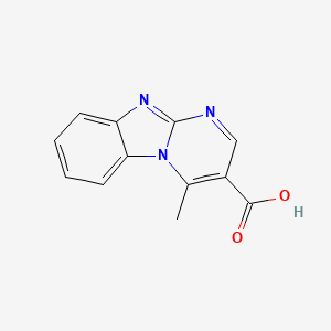 molecular formula C12H9N3O2 B3023040 4-Methylpyrimido[1,2-a]benzimidazole-3-carboxylic acid CAS No. 685107-38-4