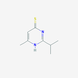 molecular formula C8H12N2S B3023043 2-Isopropyl-6-methylpyrimidine-4-thiol CAS No. 2463-81-2