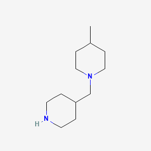 molecular formula C12H24N2 B3023049 4-Methyl-1-(piperidin-4-ylmethyl)piperidine CAS No. 926259-42-9