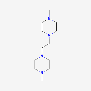 molecular formula C12H26N4 B3023056 1,2-Bis-(4-methyl-piperazin-1-yl)-ethane CAS No. 77267-14-2