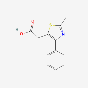 molecular formula C12H11NO2S B3023063 (2-Methyl-4-phenyl-thiazol-5-yl)-acetic acid CAS No. 34272-66-7