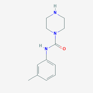 molecular formula C12H17N3O B3023067 N-(3-methylphenyl)piperazine-1-carboxamide CAS No. 897359-63-6