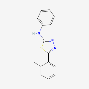 5-(2-methylphenyl)-N-phenyl-1,3,4-thiadiazol-2-amine