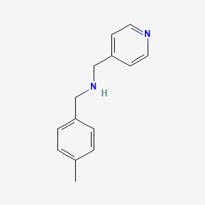 molecular formula C14H16N2 B3023070 (4-Methyl-benzyl)-pyridin-4-ylmethyl-amine CAS No. 626210-31-9