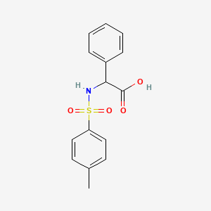 molecular formula C15H15NO4S B3023071 2-{[(4-Methylphenyl)sulfonyl]amino}-2-phenylacetic acid CAS No. 92851-65-5