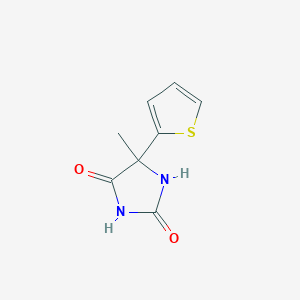 molecular formula C8H8N2O2S B3023077 5-Methyl-5-thien-2-ylimidazolidine-2,4-dione CAS No. 62031-97-4