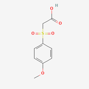 molecular formula C9H10O5S B3023085 (4-Methoxy-benzenesulfonyl)-acetic acid CAS No. 3937-99-3