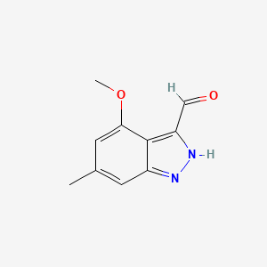 4-Methoxy-6-methyl-1H-indazole-3-carbaldehyde