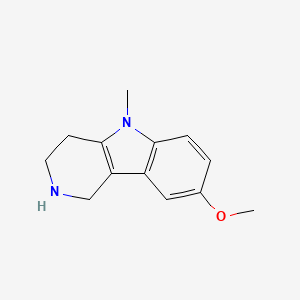 molecular formula C13H16N2O B3023090 8-甲氧基-5-甲基-2,3,4,5-四氢-1H-吡啶并[4,3-b]吲哚 CAS No. 618910-07-9