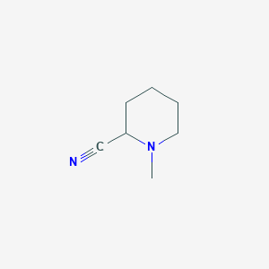 molecular formula C7H12N2 B3023095 Rac 1-methyl-piperidine-2-carbonitrile CAS No. 18747-95-0