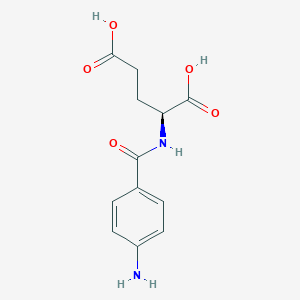 molecular formula C12H14N2O5 B030231 N-(4-氨基苯甲酰)-L-谷氨酸 CAS No. 4271-30-1