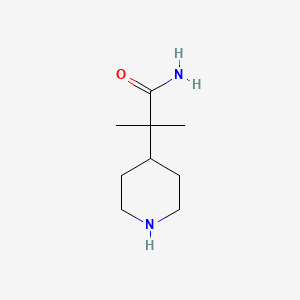 2-Methyl-2-(piperidin-4-YL)propanamide
