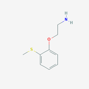 molecular formula C9H13NOS B3023103 2-[2-(Methylthio)phenoxy]ethylamine CAS No. 72955-86-3