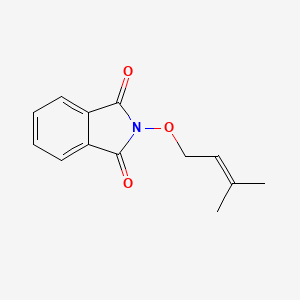 B3023108 2-(3-Methylbut-2-enyloxy)isoindoline-1,3-dione CAS No. 157128-91-1