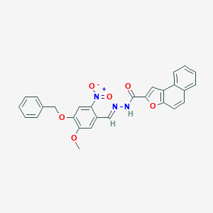 N'-{(E)-[4-(benzyloxy)-5-methoxy-2-nitrophenyl]methylidene}naphtho[2,1-b]furan-2-carbohydrazide