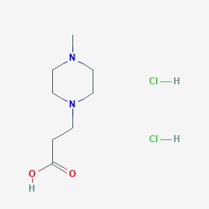 molecular formula C8H18Cl2N2O2 B3023110 3-(4-Methylpiperazin-1-yl)propanoic acid dihydrochloride CAS No. 59695-29-3