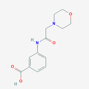 molecular formula C13H16N2O4 B3023121 3-(2-Morpholin-4-yl-acetylamino)-benzoic acid CAS No. 446852-20-6