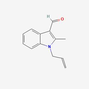 molecular formula C13H13NO B3023143 1-Allyl-2-methyl-1H-indole-3-carbaldehyde CAS No. 230283-19-9