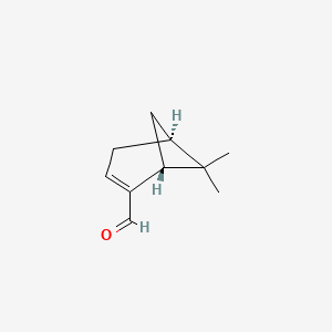 molecular formula C10H14O B3023152 (-)-Myrtenal CAS No. 18486-69-6