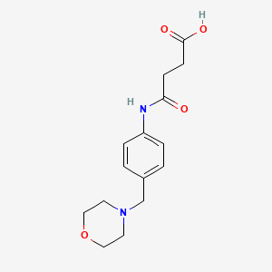 N-(4-Morpholin-4-ylmethyl-phenyl)-succinamic acid