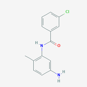 N-(5-Amino-2-methylphenyl)-3-chlorobenzamide