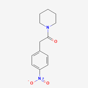 1-[(4-Nitrophenyl)acetyl]piperidine