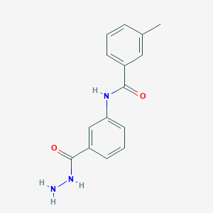 molecular formula C15H15N3O2 B3023178 N-[3-(肼羰基)苯基]-3-甲基苯甲酰胺 CAS No. 1071400-41-3