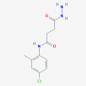 molecular formula C11H14ClN3O2 B3023181 N-(4-氯-2-甲基苯基)-4-肼基-4-氧代丁酰胺 CAS No. 443863-35-2