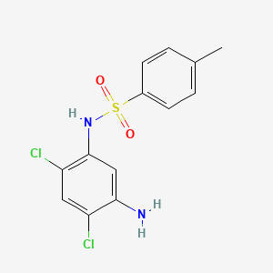 molecular formula C13H12Cl2N2O2S B3023185 N-(5-氨基-2,4-二氯苯基)-4-甲基苯磺酰胺 CAS No. 1119390-49-6