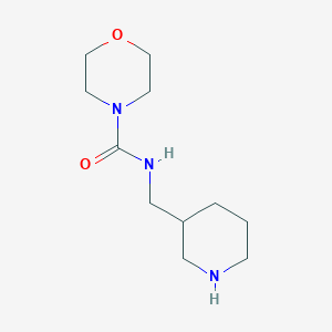 molecular formula C11H21N3O2 B3023193 N-(piperidin-3-ylmethyl)morpholine-4-carboxamide CAS No. 1000941-33-2