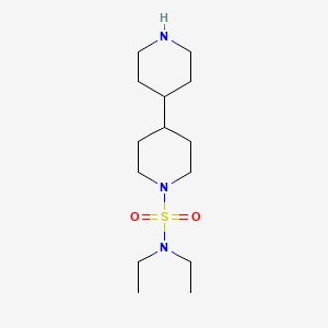 molecular formula C14H29N3O2S B3023194 N,N-diethyl-4,4'-bipiperidine-1-sulfonamide CAS No. 1000941-37-6