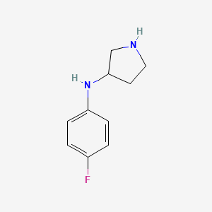 molecular formula C10H13FN2 B3023197 N-(4-氟苯基)吡咯烷-3-胺 CAS No. 886506-05-4