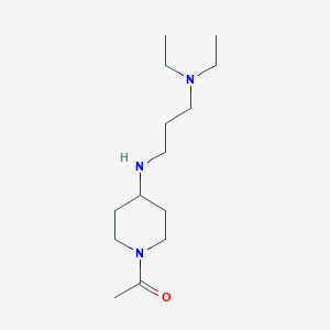 N'-(1-acetylpiperidin-4-yl)-N,N-diethylpropane-1,3-diamine