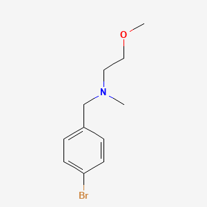 N-(4-bromobenzyl)-N-(2-methoxyethyl)-N-methylamine
