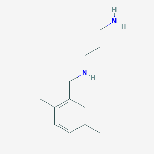 molecular formula C12H20N2 B3023206 N-(2,5-dimethylbenzyl)propane-1,3-diamine CAS No. 953072-27-0