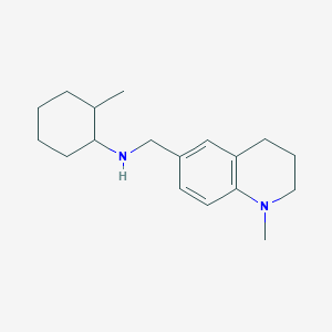 molecular formula C18H28N2 B3023214 N-(2-methylcyclohexyl)-N-[(1-methyl-1,2,3,4-tetrahydroquinolin-6-yl)methyl]amine CAS No. 1119450-29-1