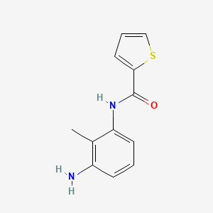 N-(3-amino-2-methylphenyl)thiophene-2-carboxamide