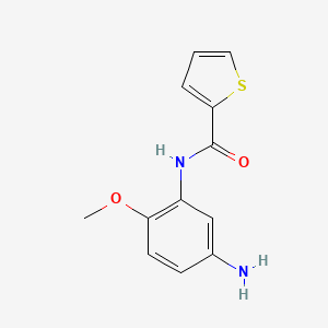 molecular formula C12H12N2O2S B3023228 N-(5-amino-2-methoxyphenyl)thiophene-2-carboxamide CAS No. 926218-27-1