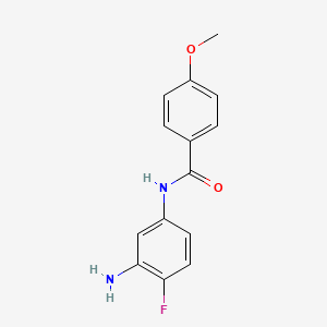 N-(3-Amino-4-fluorophenyl)-4-methoxybenzamide