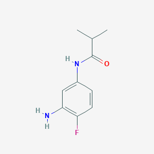 molecular formula C10H13FN2O B3023230 N-(3-Amino-4-fluorophenyl)-2-methylpropanamide CAS No. 926259-91-8
