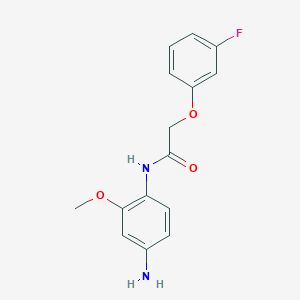 N-(4-amino-2-methoxyphenyl)-2-(3-fluorophenoxy)acetamide
