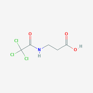 molecular formula C5H6Cl3NO3 B3023237 3-(2,2,2-Trichloroacetamido)propanoic acid CAS No. 101642-75-5