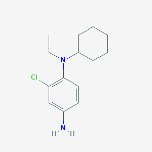 molecular formula C14H21ClN2 B3023244 N-(4-Amino-2-chlorophenyl)-N-cyclohexyl-N-ethylamine CAS No. 1036446-26-0