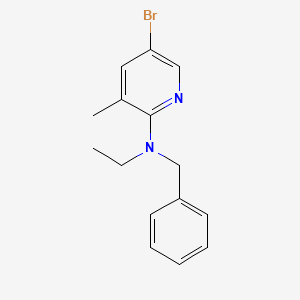 N-Benzyl-5-bromo-N-ethyl-3-methyl-2-pyridinamine
