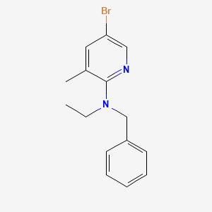 N-benzyl-5-bromo-N-ethyl-3-methylpyridin-2-amine